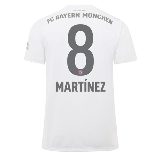 Camiseta Bayern Munich NO.8 Martinez Segunda equipo 2019-20 Blanco